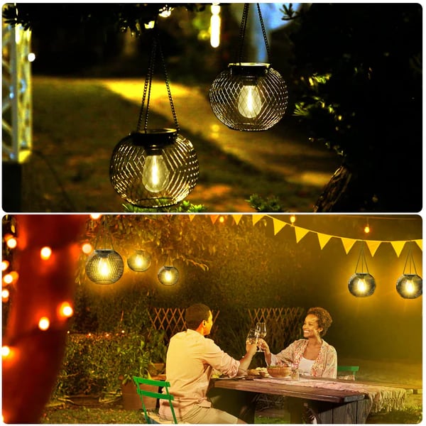 LumenVintage - Solarbeleuchtung im Retro-Stil für charmante Gartenatmosphäre | 50% RABATT