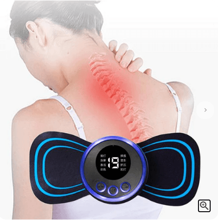 Tragbares Massagegerät mit 8 Modi und LCD-Bildschirm