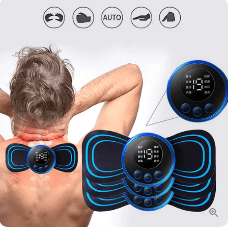 Tragbares Massagegerät mit 8 Modi und LCD-Bildschirm