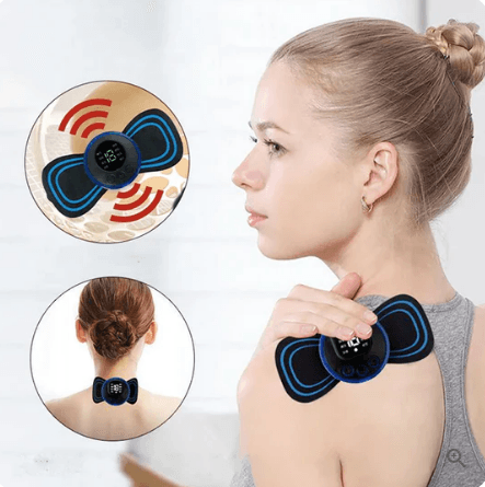 Tragbares Massagegerät mit 8 Modi und LCD-Bildschirm