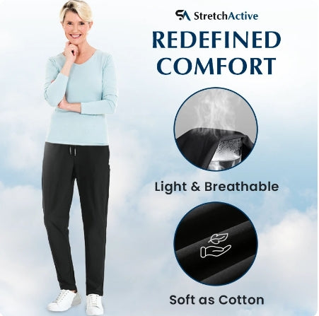 FlexiSilk™ Superelastische Sporthose aus neutralem Ice Silk