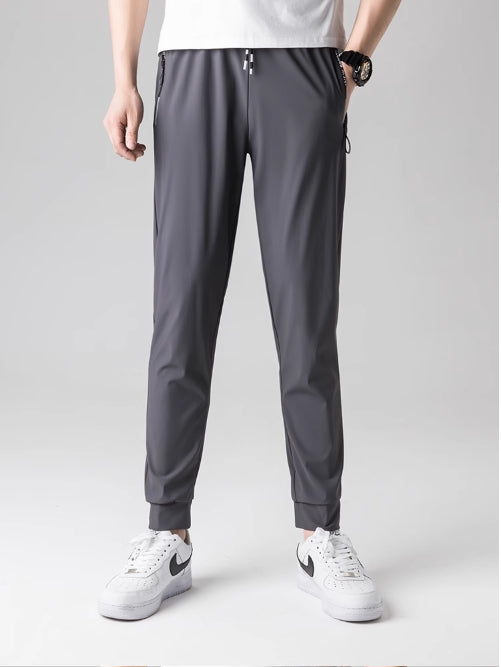 FlexiSilk™ Superelastische Sporthose aus neutralem Ice Silk