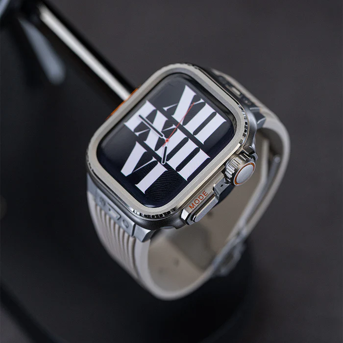 Robustes Gehäuse aus Titanlegierung für Apple Watch