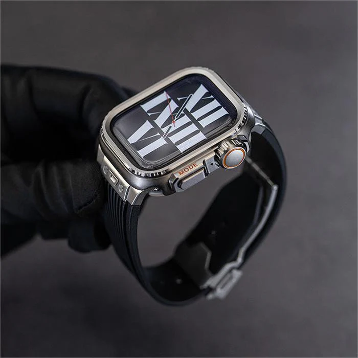 Robustes Gehäuse aus Titanlegierung für Apple Watch