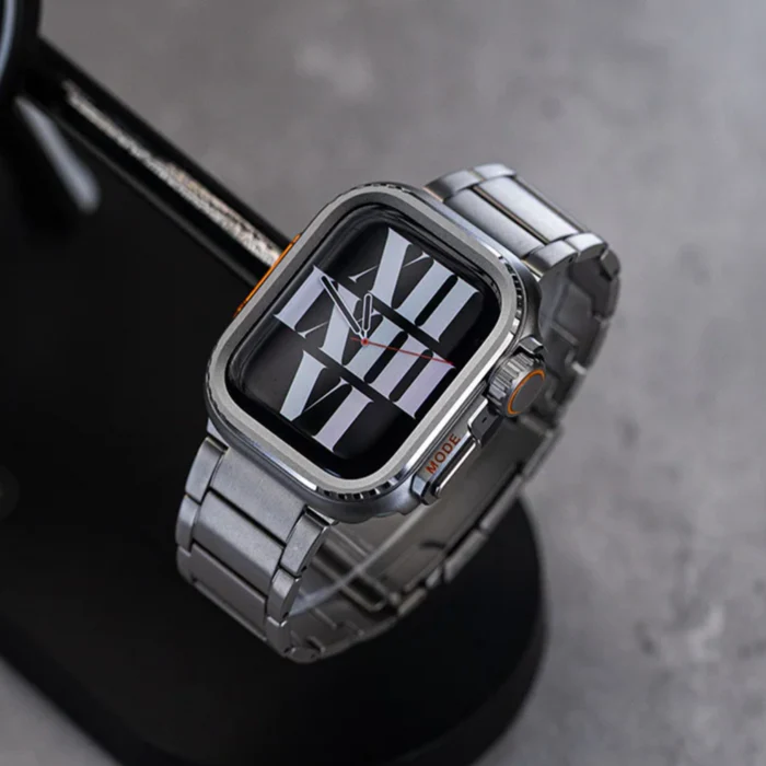 Robustes Gehäuse aus Titanlegierung für Apple Watch