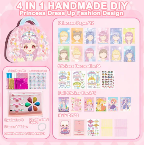 FantasyPrincess – 3-in-1 Prinzessinnen-Spielset