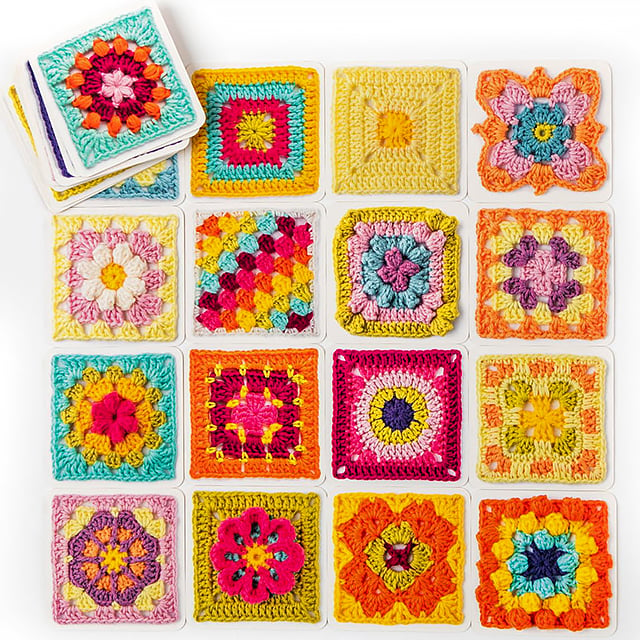 CrochetMagic - Granny Square Karten-Set | 50% RABATT