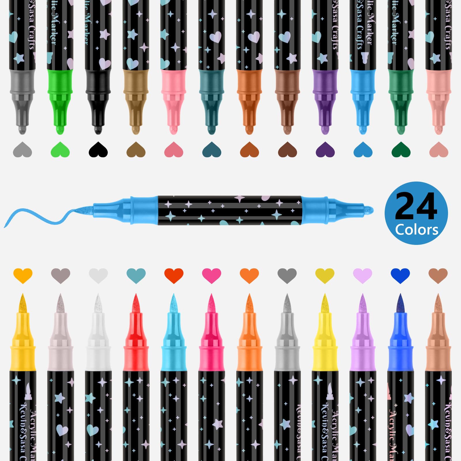 SparkArt – Glitzer-Marker mit zwei Spitzen