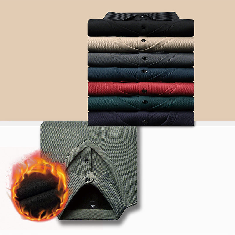 Mark – Gestreiftes Fake-Zweiteiler-Hemd