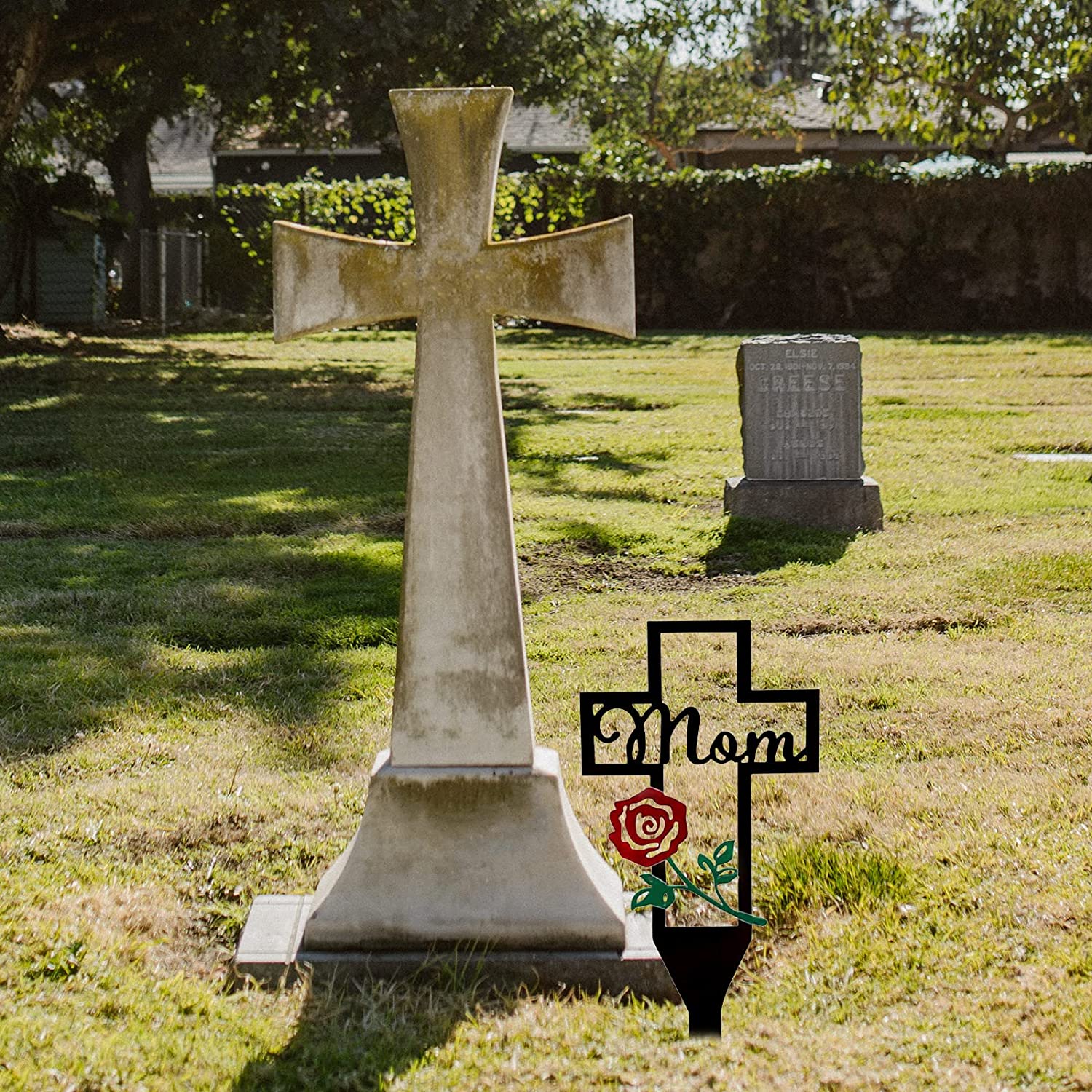 Bgcopper Cemetery Gedenkkreuzpfahl für Eltern