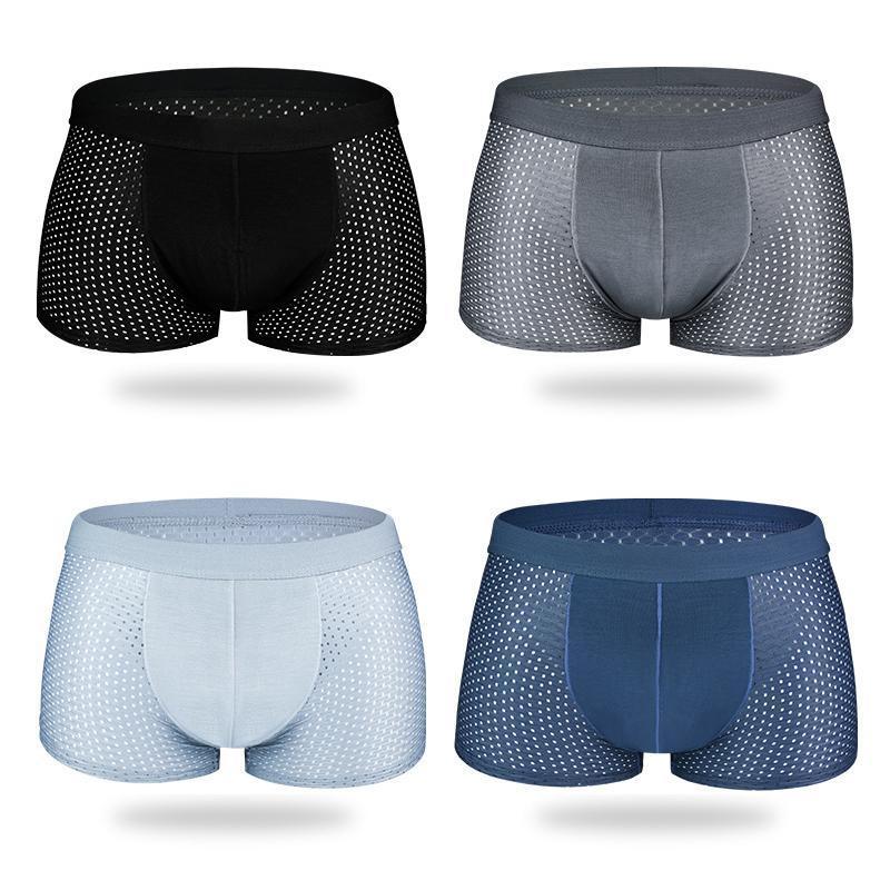 Herren Sommermode New Ice Silk Modal Unterwäsche | 1+1 GRATIS