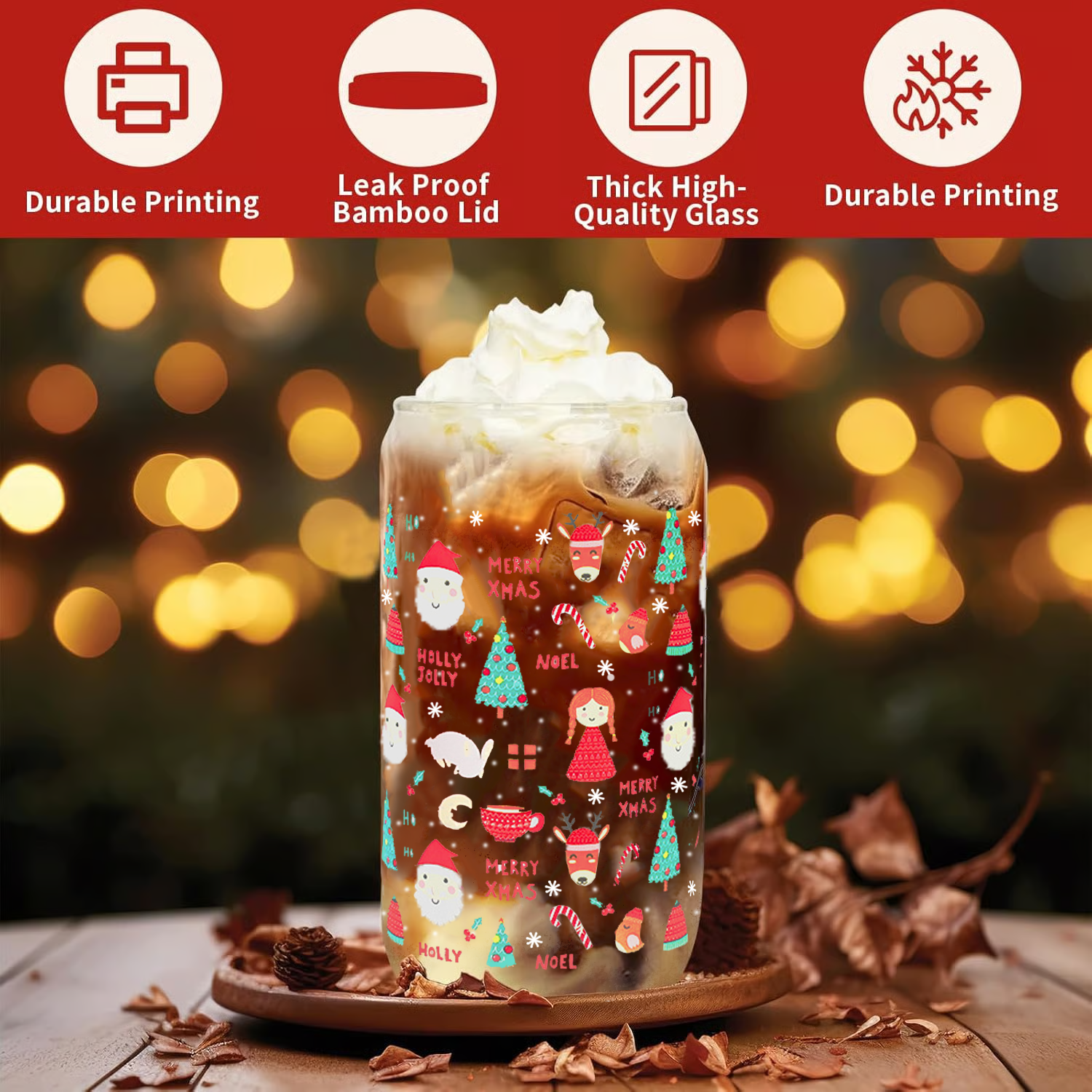 HoliGlow – Farbwechselnde Weihnachts-Tasse