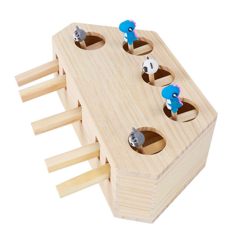 MewMakers™ - Whack-a-Mole Katzenspielzeug aus Holz | 50% RABATT