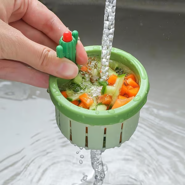 DrainCactus™ – Selbstreinigendes Abflusssieb mit Push-Funktion | 1+2 GRATIS