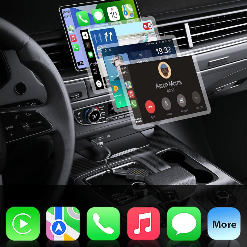 AutoLink - Mini-Kabelloser CarPlay-Adapter | 50% RABATT