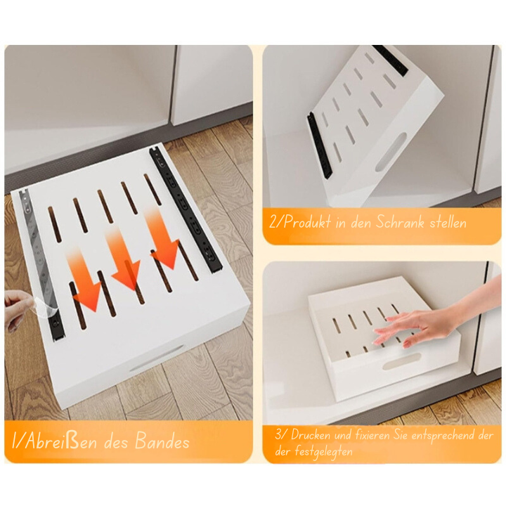 FlexiShelf™ – Das Ausziehbare Schrankregal für Sofortige Ordnung & Mehr Platz in Ihrer Küche | 50% RABATT