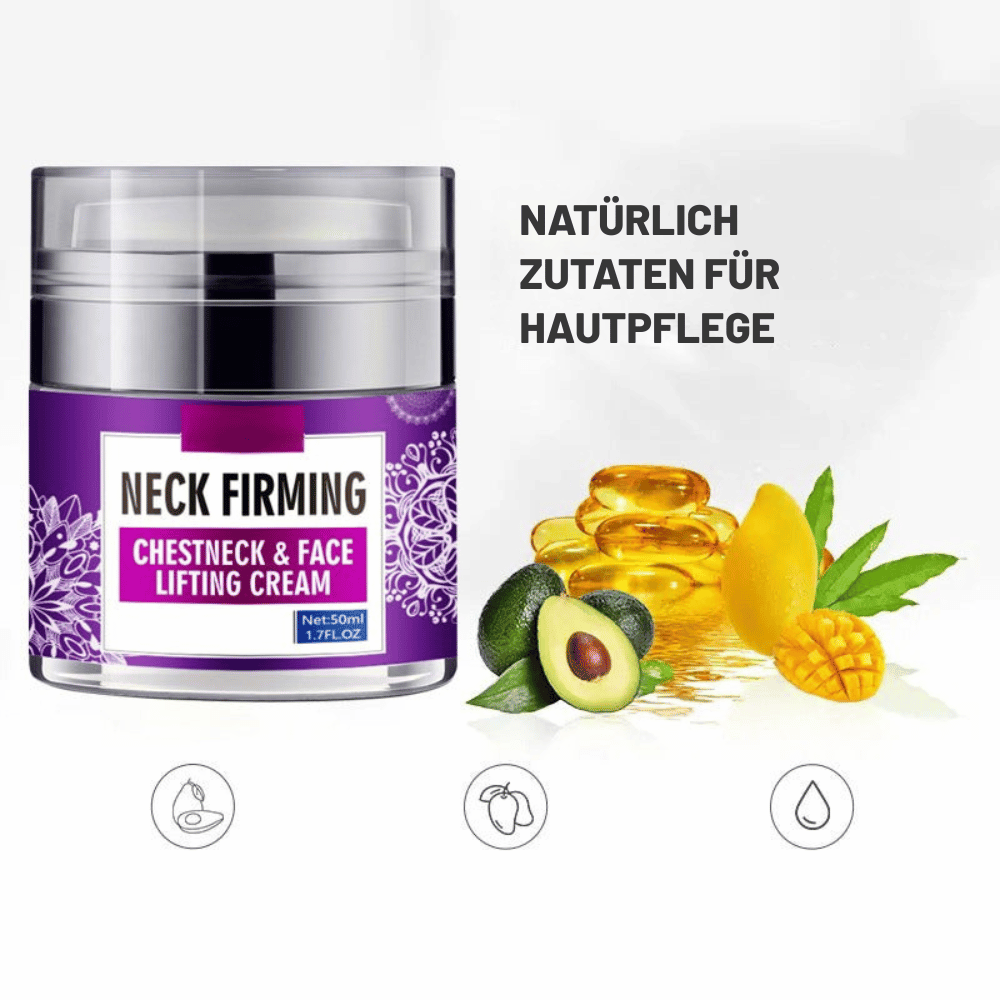 NeckLift — Straffende Hals-, Brust- und Gesichtscreme | 1+1 GRATIS