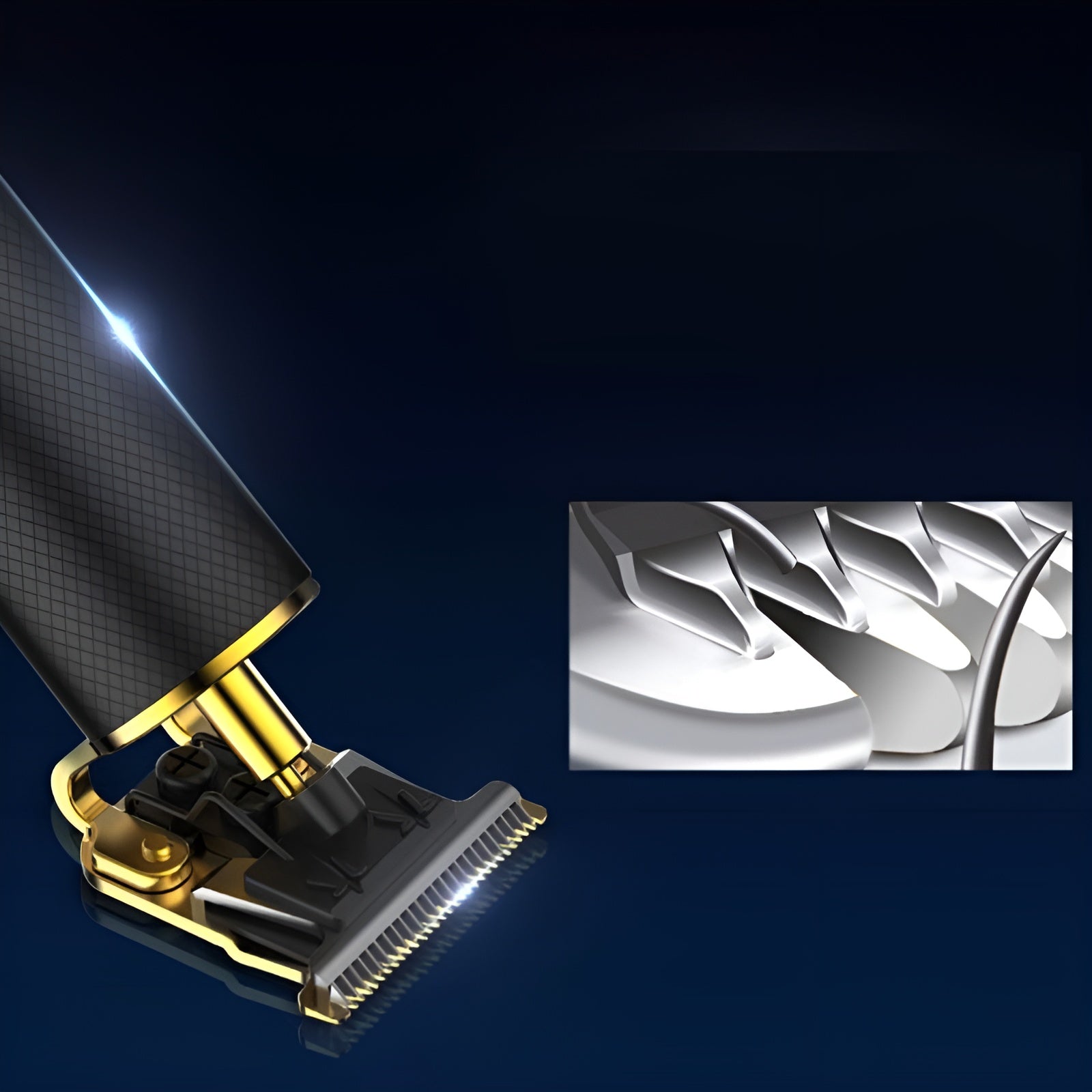 PrecisionTrim Pro - Professioneller Herren-Haarschneider mit LED-Einladungslicht | 50% RABATT