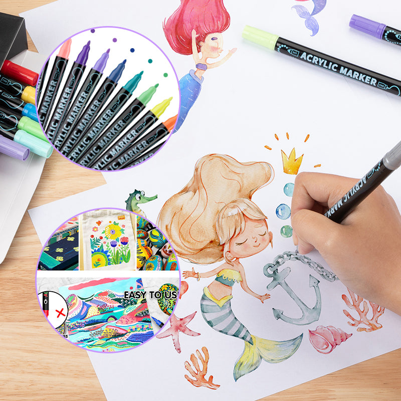 ColorPro - Acrylfarbe Markerstift | 50% RABATT