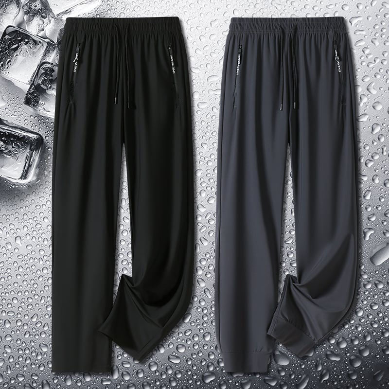 FlexiSilk™ Superelastische Sporthose aus neutralem Ice Silk