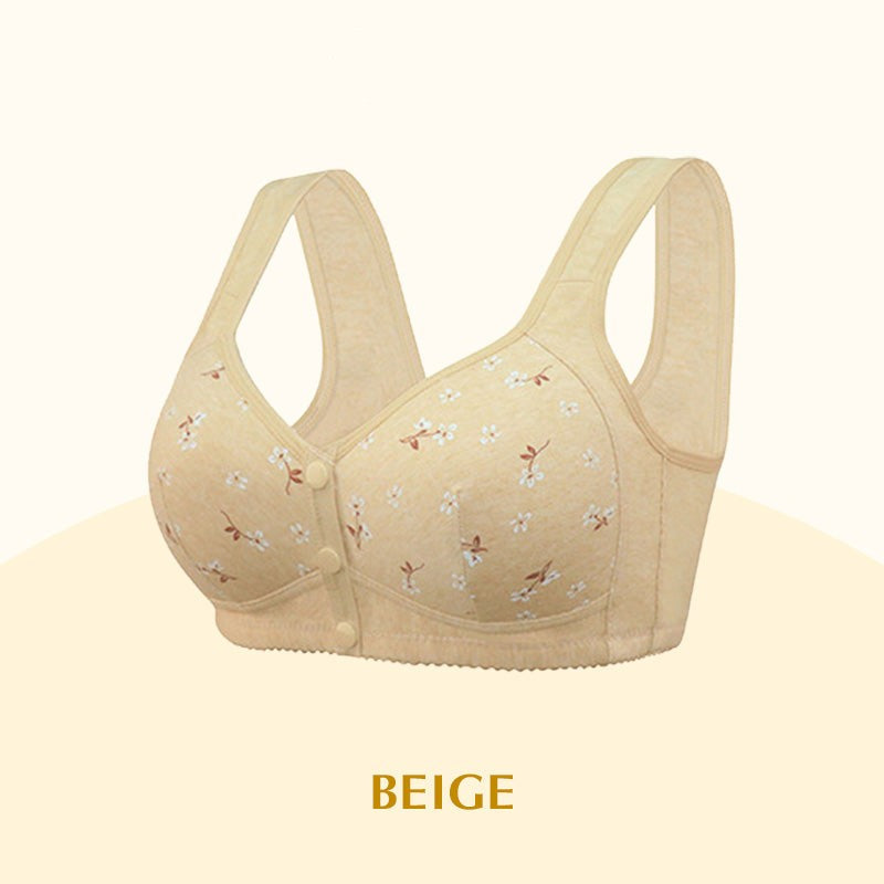 ComfortWear – Bequeme Frontverschluss-BH mit Knopfleiste | 1+1 GRATIS