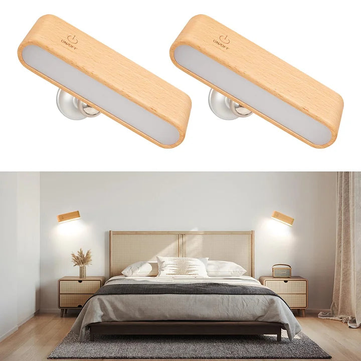 LuminoWood - 360° Rotierende magnetische Lampe | 50% RABATT