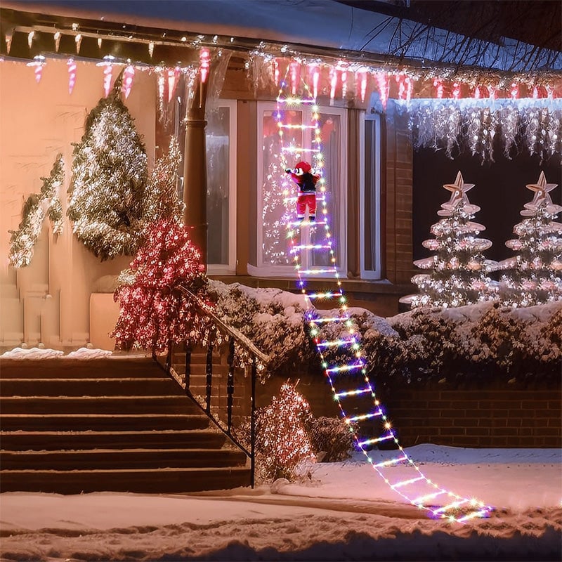 Xmasglow – Weihnachtsleiterlichter mit Weihnachtsmann