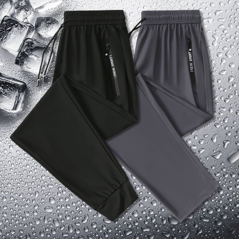 FlexiSilk™ Superelastische Sporthose aus neutralem Ice Silk