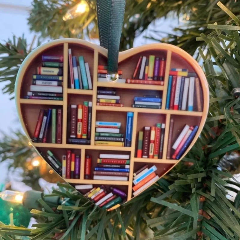 LiteraryHeart - Buchliebhaber Herz Ornament | 1+1 GRATIS