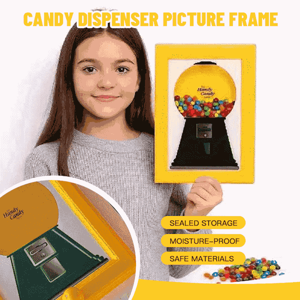 Candy Dispenser Bilderrahmen - Süßigkeiten Spender Mit Foto Funktion