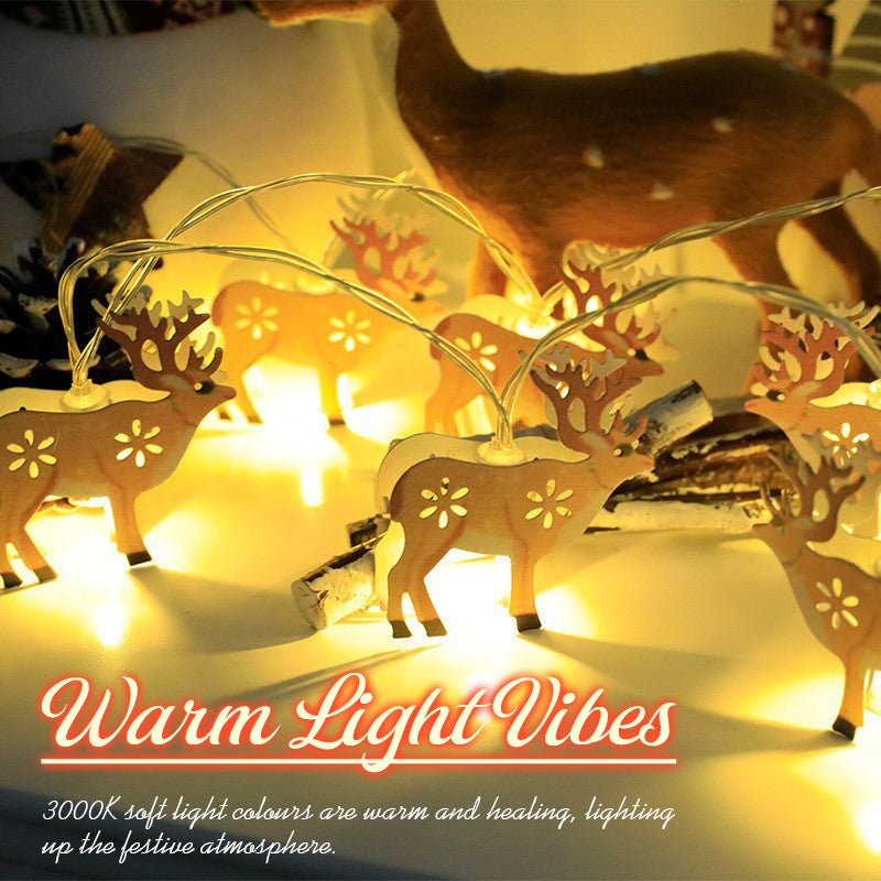 NordicGlow – Weihnachts LED-Eisen-Dekolichterkette