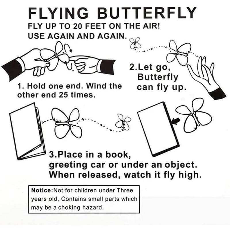 ButterflyParty™ Magischer fliegender Schmetterling Konfetti | 5+5 GRATIS