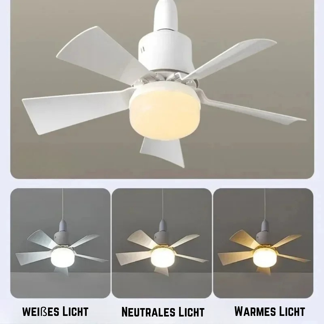 Deckenventilator mit Licht | 50% RABATT