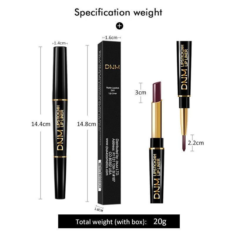 Lippenkonturenstift und Lippenstift 2 in 1 | 1+1 GRATIS