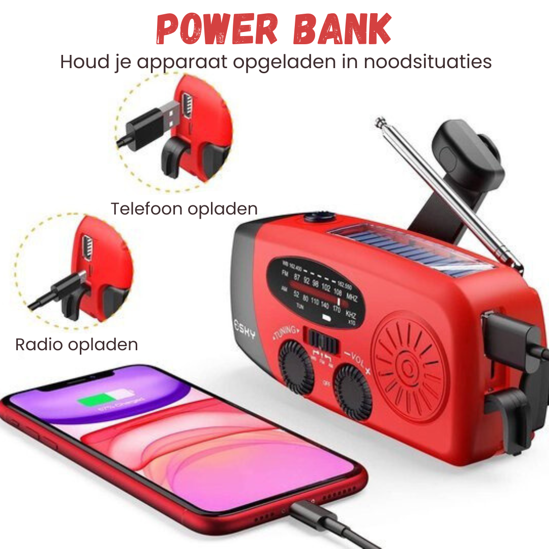 Wetterwarnungen, SOS-Funktion & PowerBank-Funktion