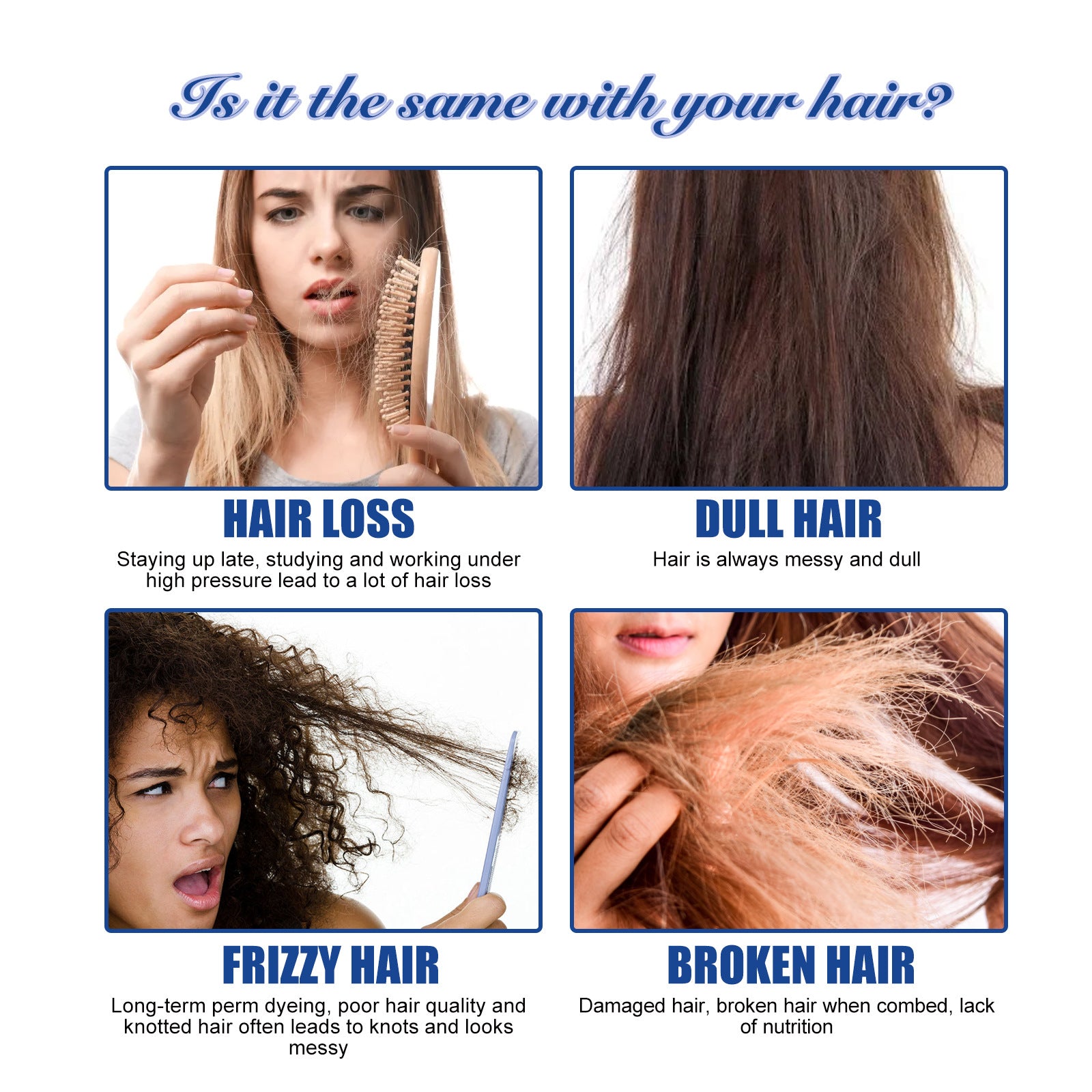 Protein-Glättungsbalsam - Verbessert die Textur und mildert Frizz