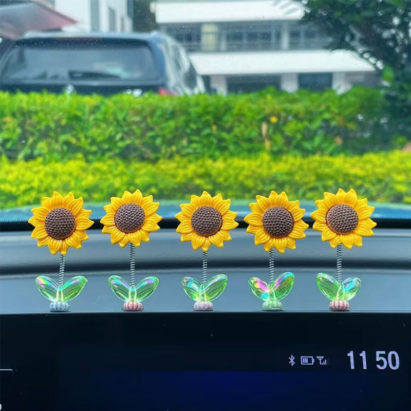 Niedliches Sonnenblumen-Autoornament