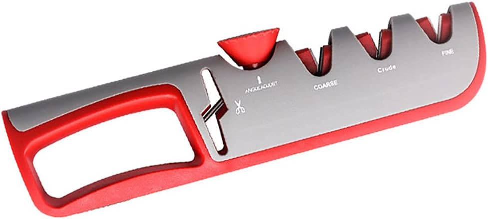 Manueller Messerschärfer, mit 4-In-1 und Fingerschutz-Messerschärfer
