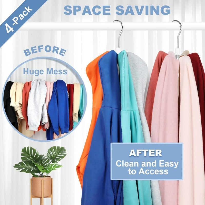 ClosetMaster – 360° drehbarer Hoodie- und Taschenorganizer | 1+2 GRATIS