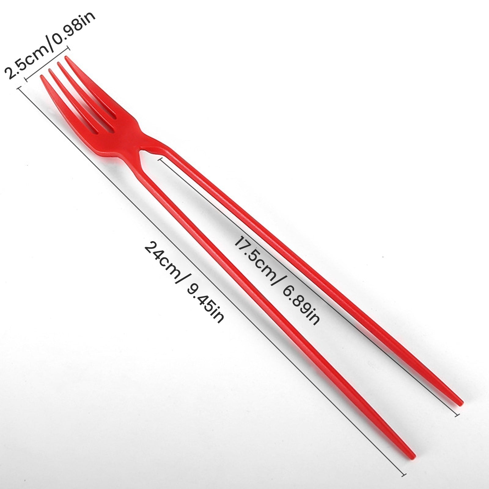 DuoFork - Essstäbchen und Gabel in ONE - 500 Stück | 50% RABATT