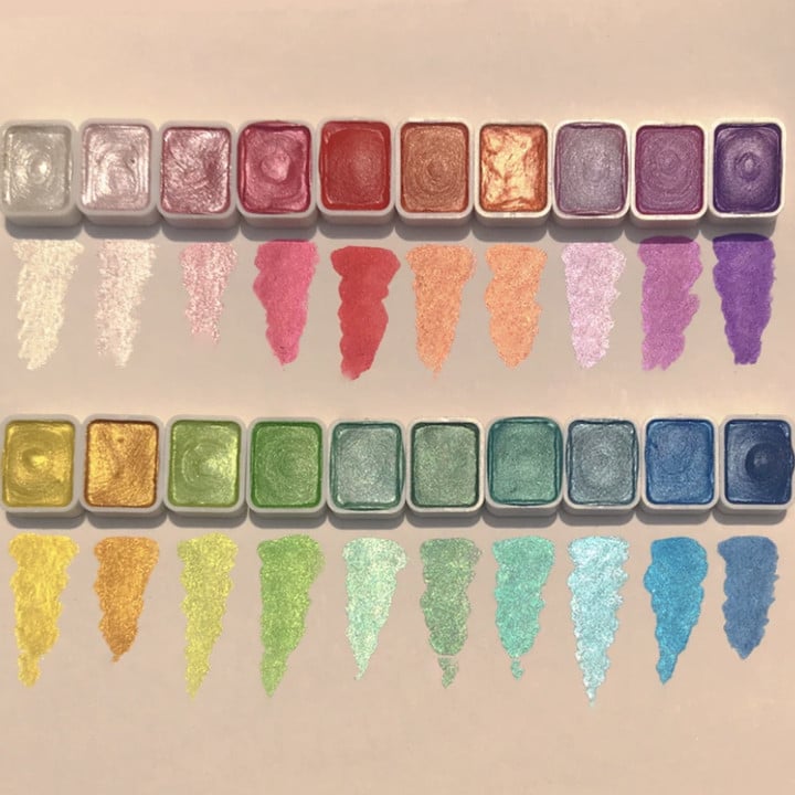 💥 Räumungsverkauf 😍🎨 20 Farben Aquarell Malkasten