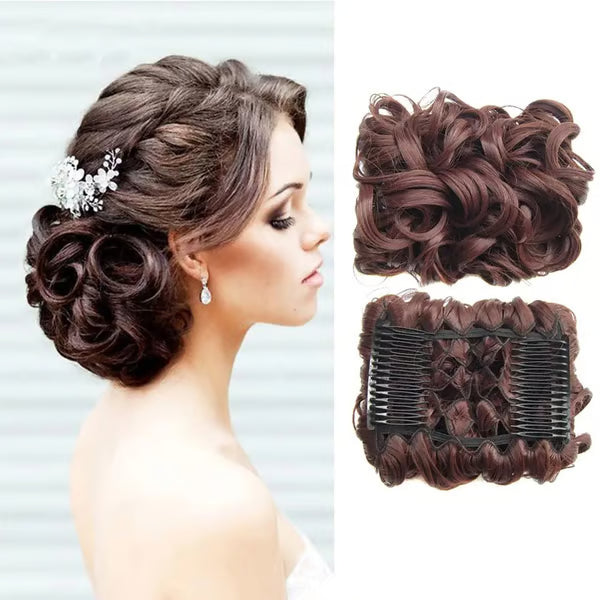 GlamBun™ – Unordentlicher Locken-Dish-Bun | 1+1 GRATIS