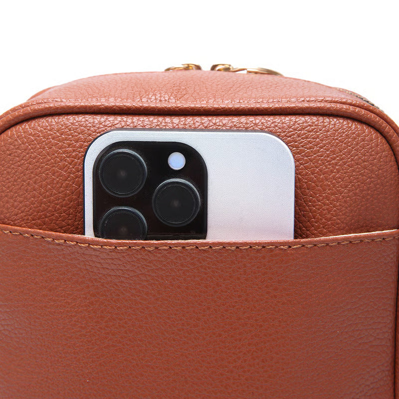 LineaLux® Crossbody‑Ledertasche | 50% RABATT