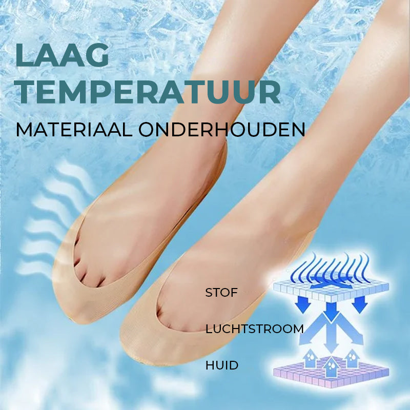 Atmungsaktive Eis-Seiden-Socken