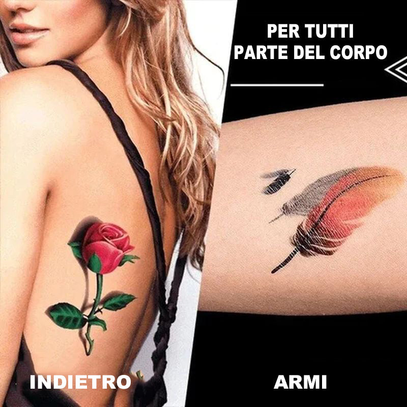 InkReal – 3D Tattoo-Sticker für echten Look | 50% Rabatt