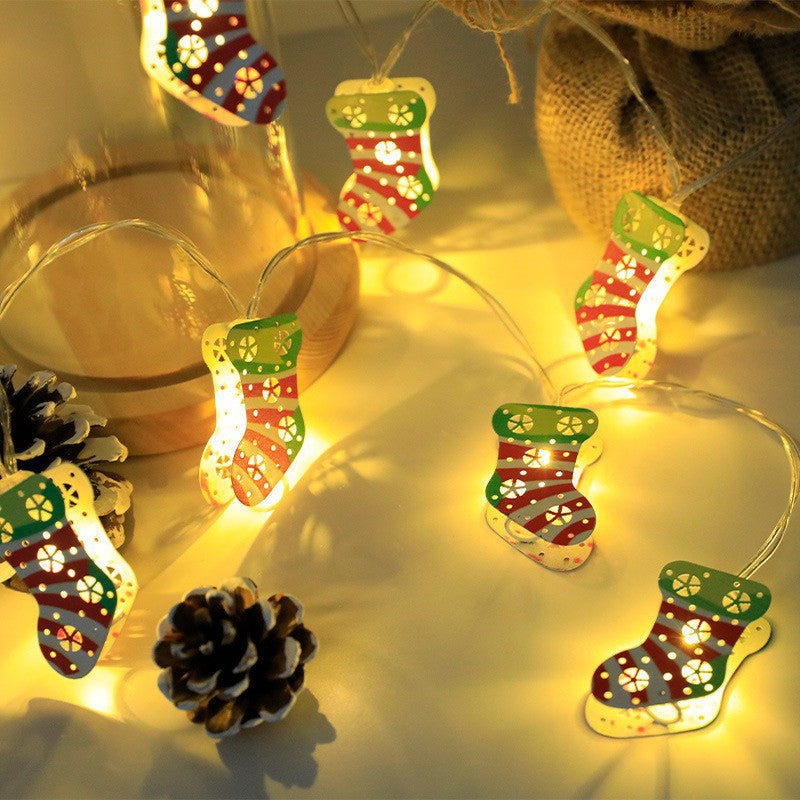 NordicGlow – Weihnachts LED-Eisen-Dekolichterkette