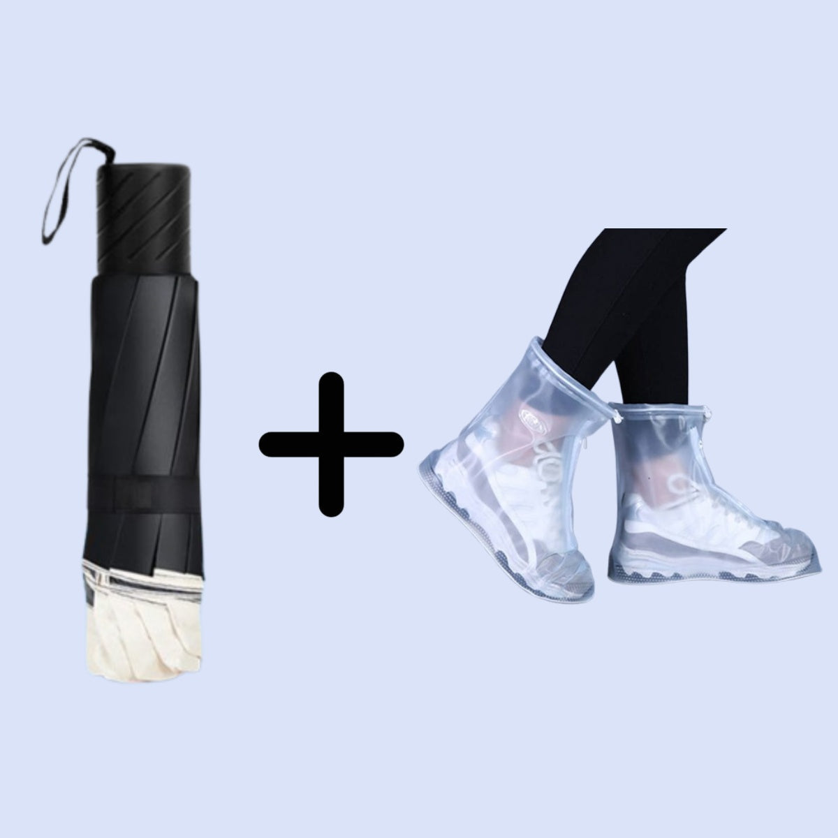 StormShield – 12-Rippen Faltbarer Winddichter Regenschirm