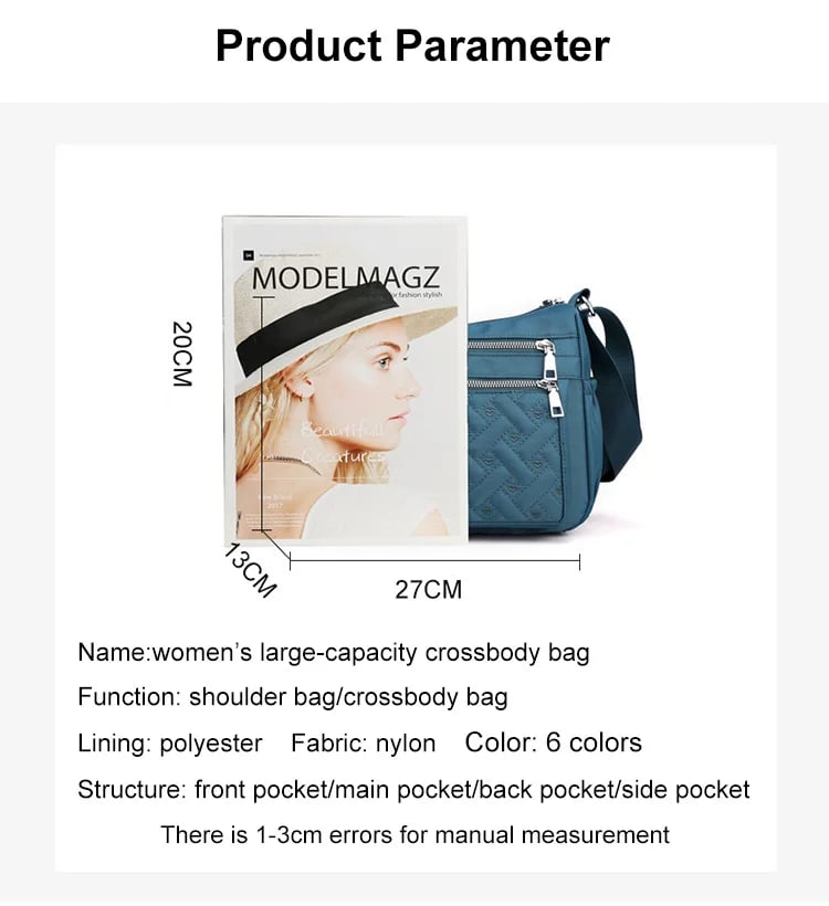 UrbanCarry™ – Nylon-Umhängetasche