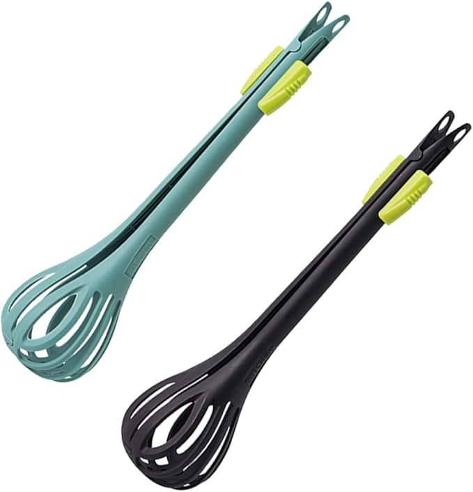 2 Stück Nylon Küchenzange Schneebesen Mixer