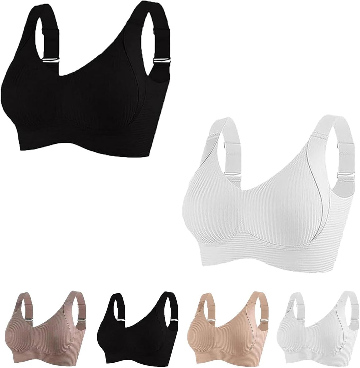 Liftelle™ – 2025 Bügellose Push-up-BH mit maximalem Komfort & verstellbarem Halt | 1+1 GRATIS